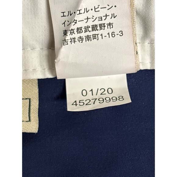 L.L.Bean Girls Navy Swim Shorts Size 14 With Pocket & White Trim - Picture 6 of 9